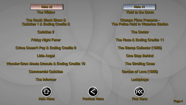Volume 1 Main Menu 4